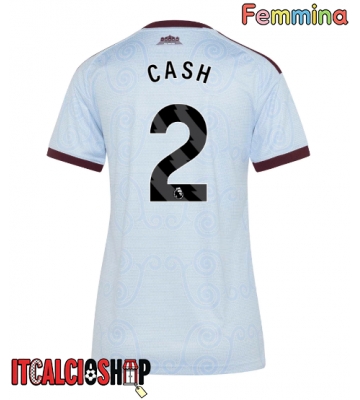 Aston Villa Matty Cash #2 Terza Maglia Femmina 2026-27 Manica Corta